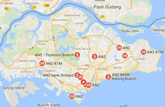 ANZ Bank Singapore Branches