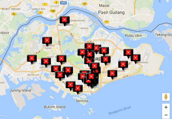 DBS Bank Branches in Singapore