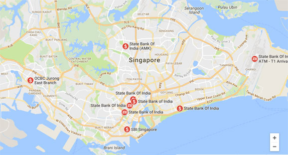 SBI Singapore Branches and ATMs