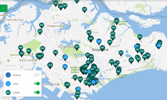 Standard Chartered ATM in Singapore