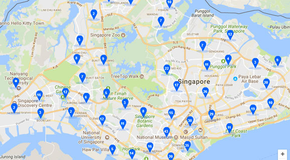 UOB ATM Locations in Singapore